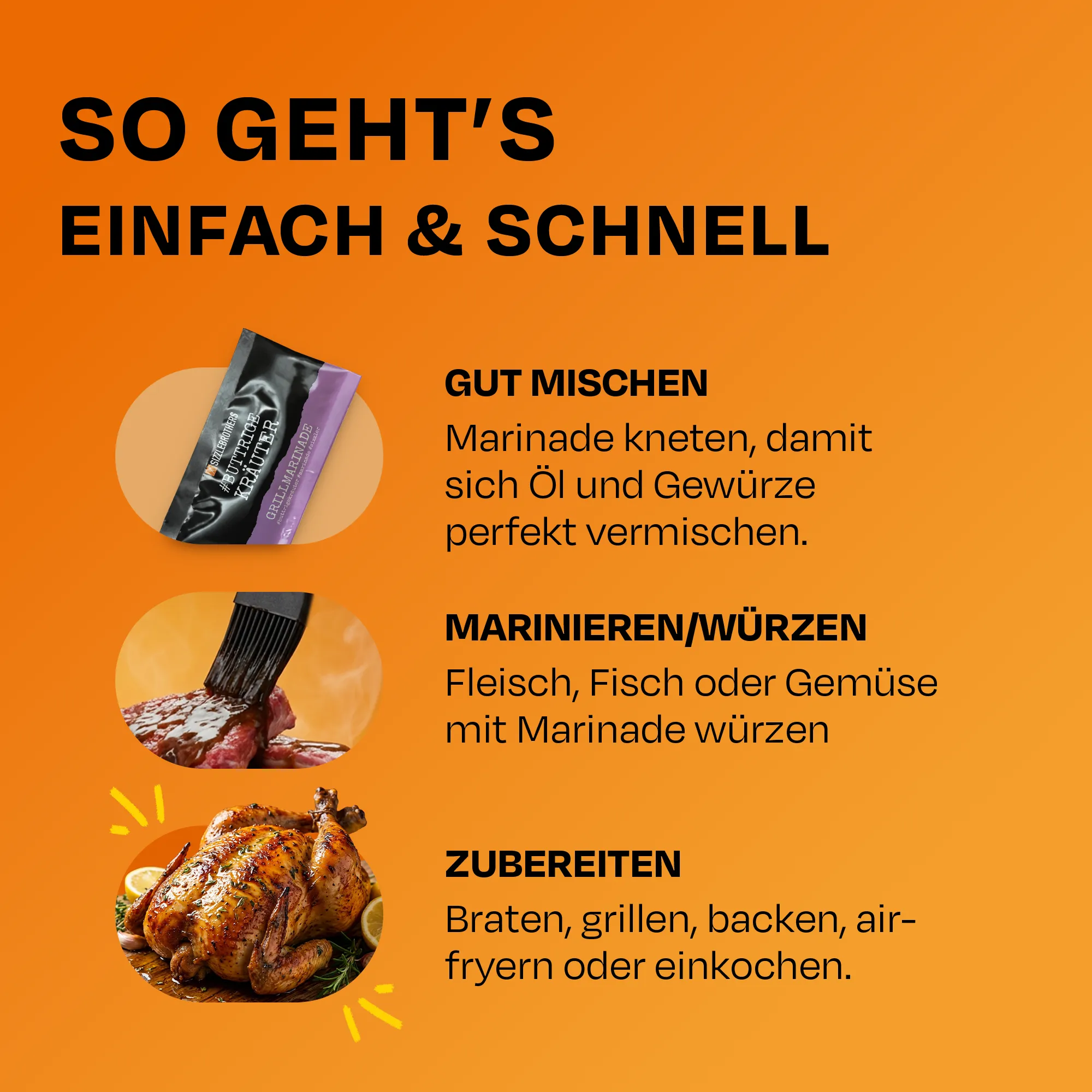 Marinaden-Set (8 x 25 ml) + 2 Rezept eBooks - Image 5
